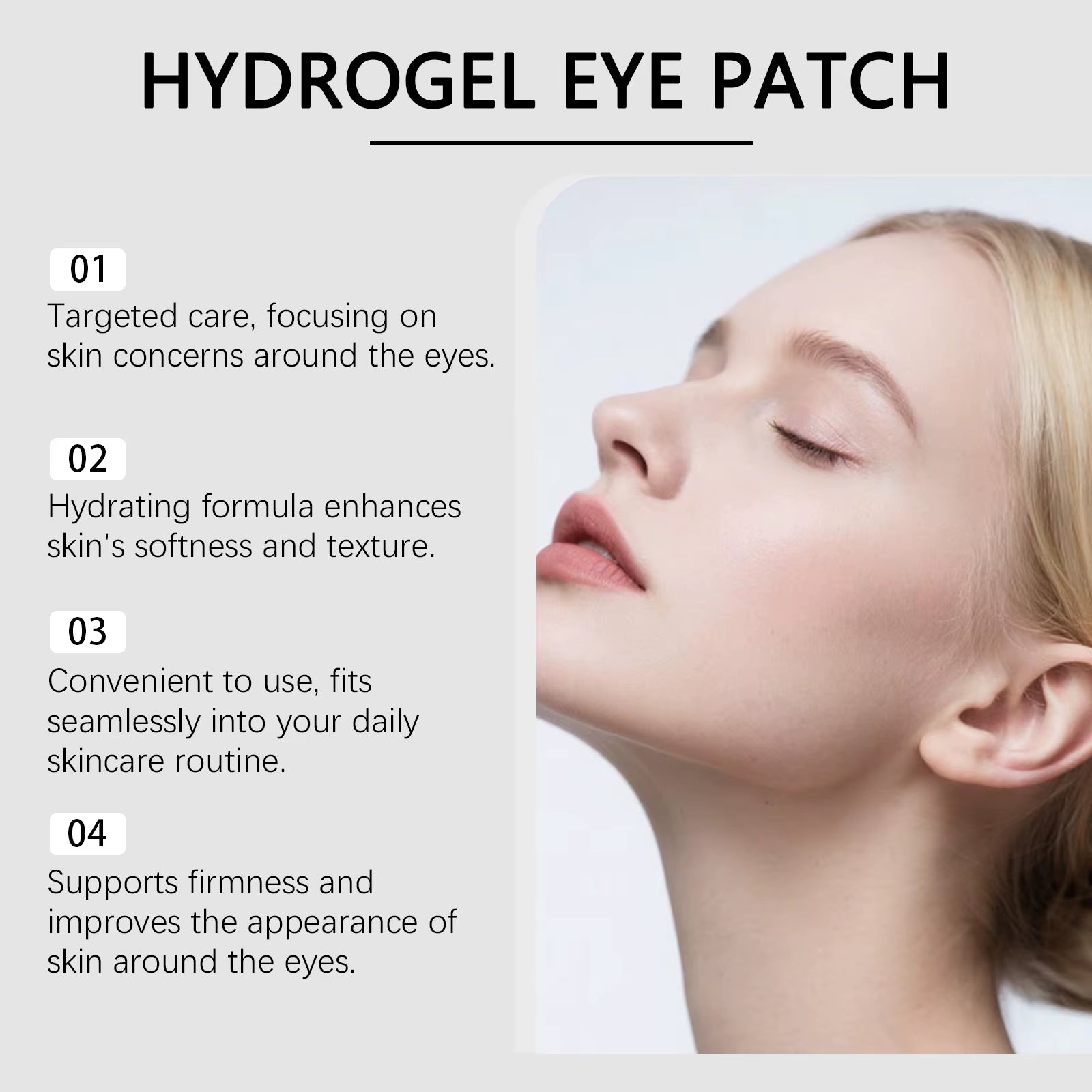 Collagen Eye Mask Beauty Moisturizing Firming anti Dark Circles Eyes Bags Increases Elasticity Brightness Reduces Dullness Care